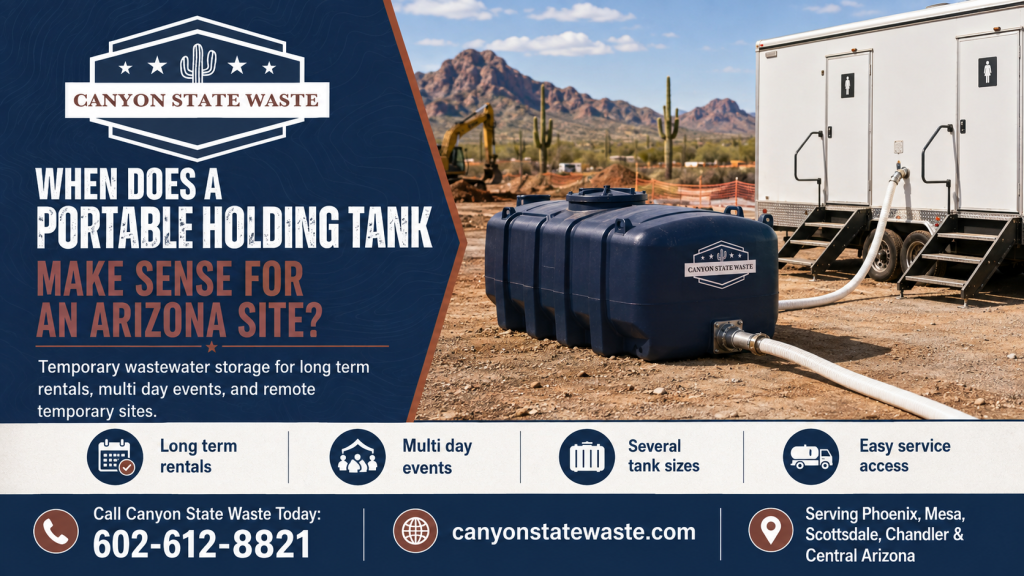 When Do You Need a Portable Holding Tank in Arizona?