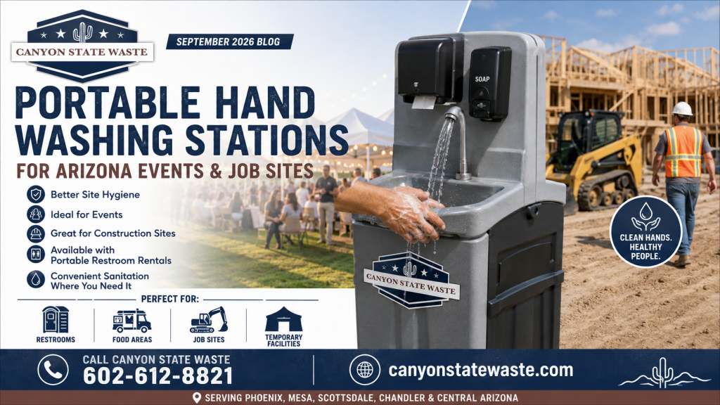 Portable Hand Washing Stations for Arizona Events and Job Sites